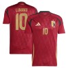 Fotbalové dres Belgie Lukaku 10 Domácí ME 2024 Krátký Rukáv